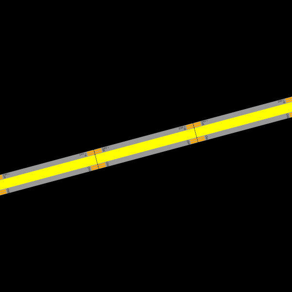 SOB RGB led strip smd2222 24V 11W 240LEDs/M LED beads with brackets