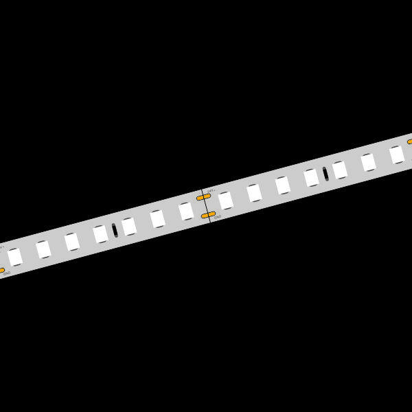 monochrome Low voltage 24V LED Strip R/G/B/Y/P 7W 140LEDs