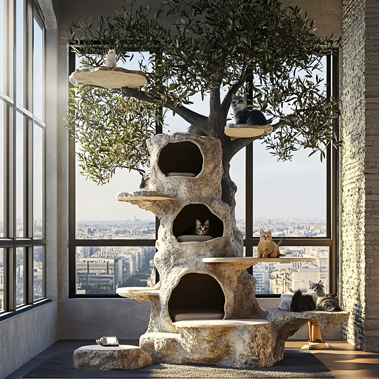 Skyline View Cat Tower