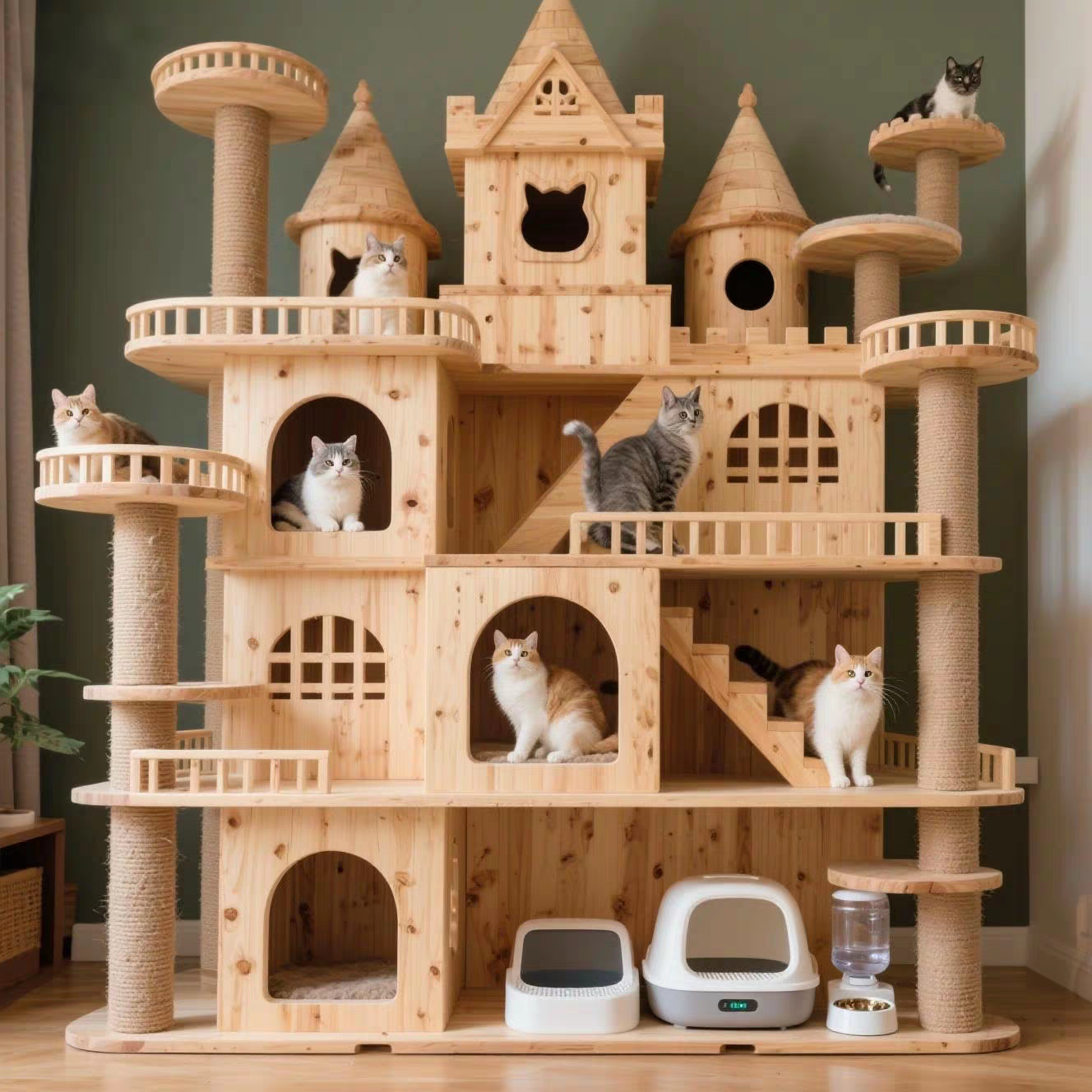 Castle Multi-Level Cat Tree