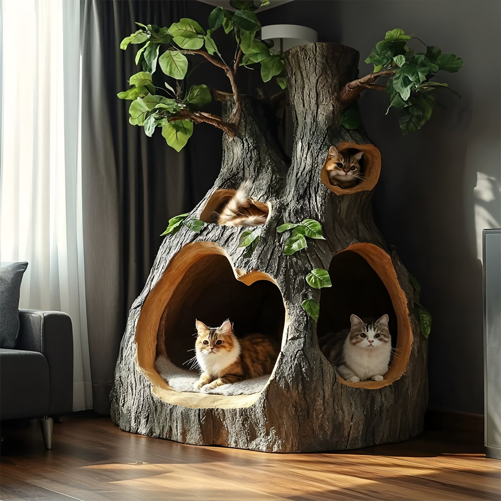 Forest Canopy Cat Tower