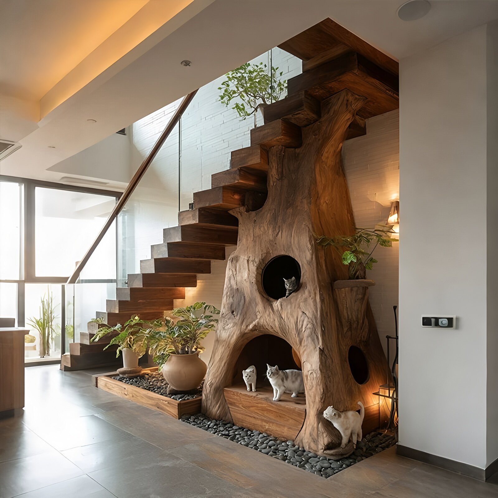 Staircase Tree Cat Tower