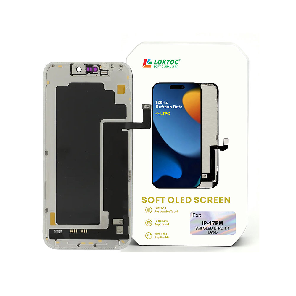iPhone 17 Pro Max Soft OLED 1:1 LTPO Ultra Screen