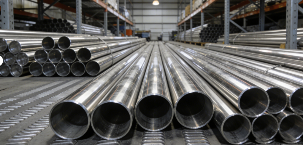 Steel Pipes Storage