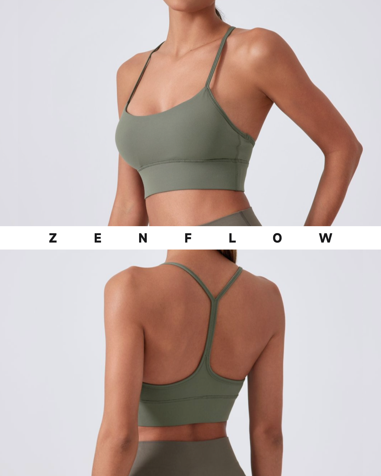 Y-shaped sports bra