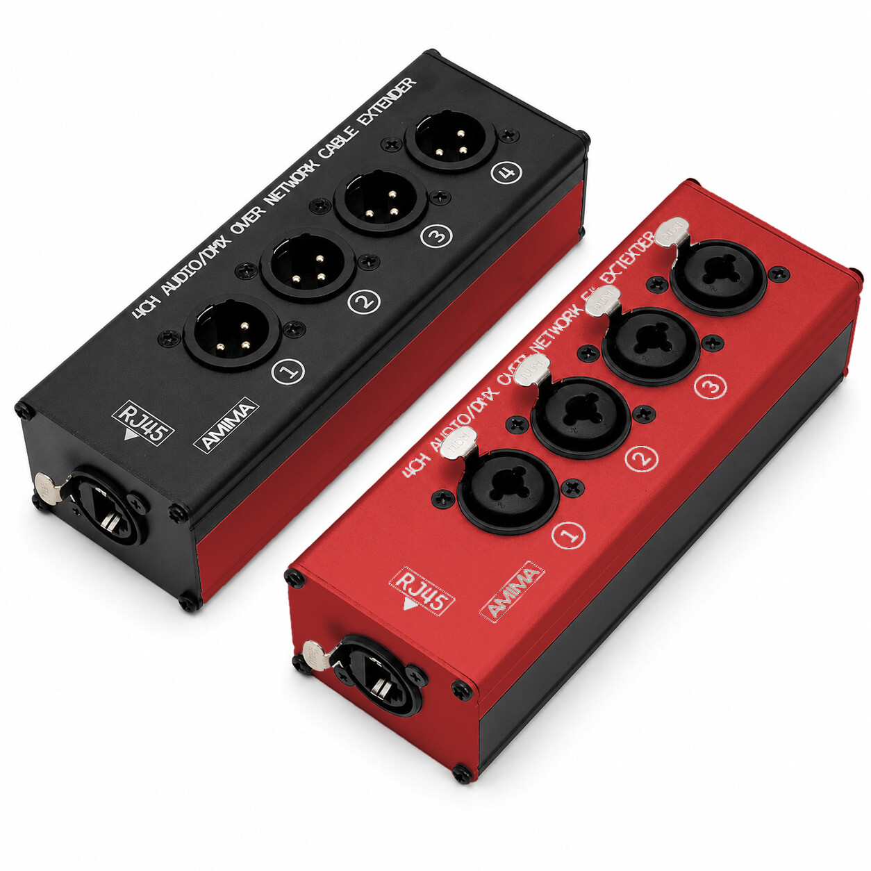 4-Channel Audio/DMX Network Extender - audio/dmx network extenders - CCXLR-NE401 - ColorCodeXLR - Image 7 of 7