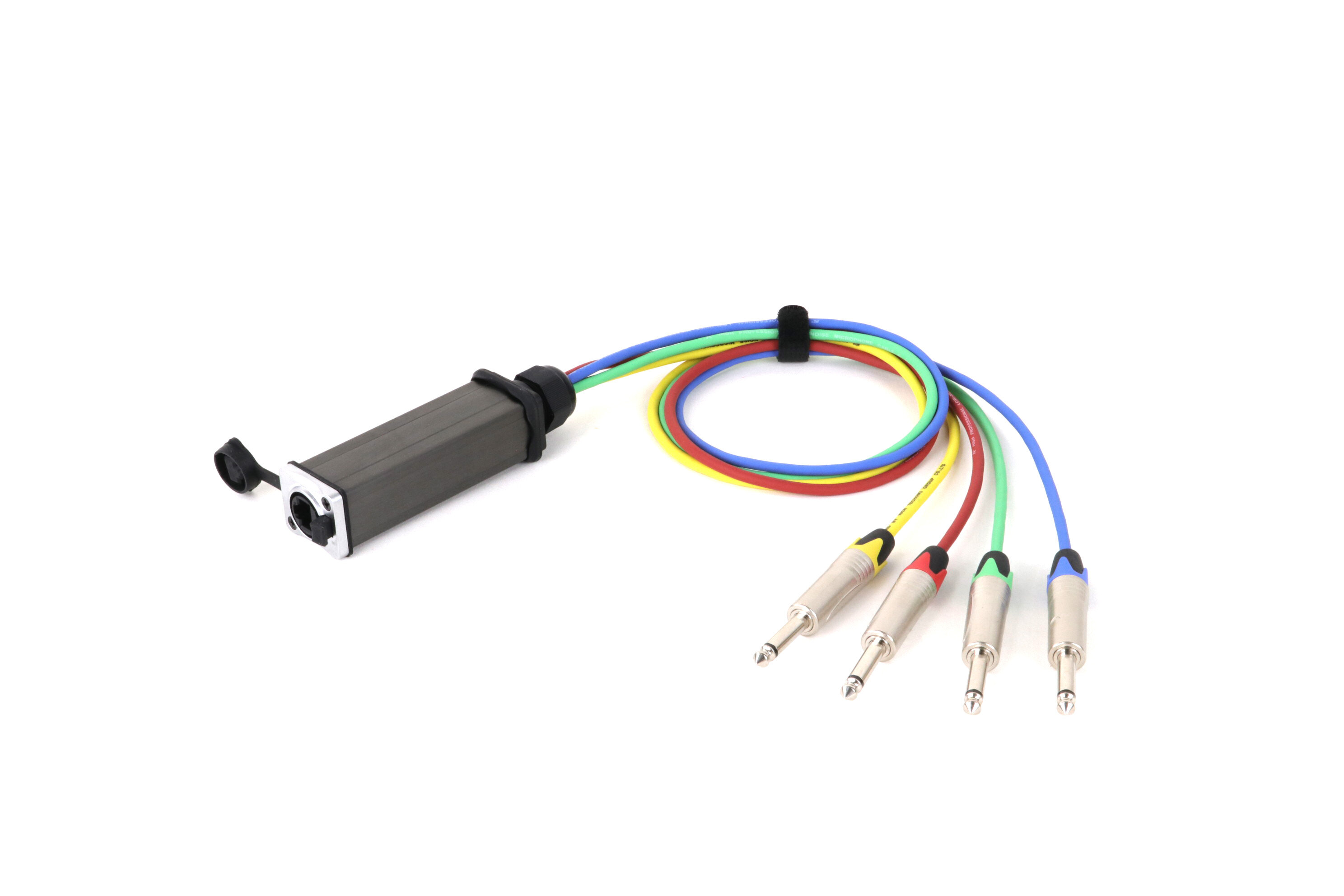 4-Channel XLR Female to 4x 6.35mm Audio Snake Breakout Box - xlr cables - CCXLR-4CH-BREAKOUT - ColorCodeXLR - Image 2 of 7
