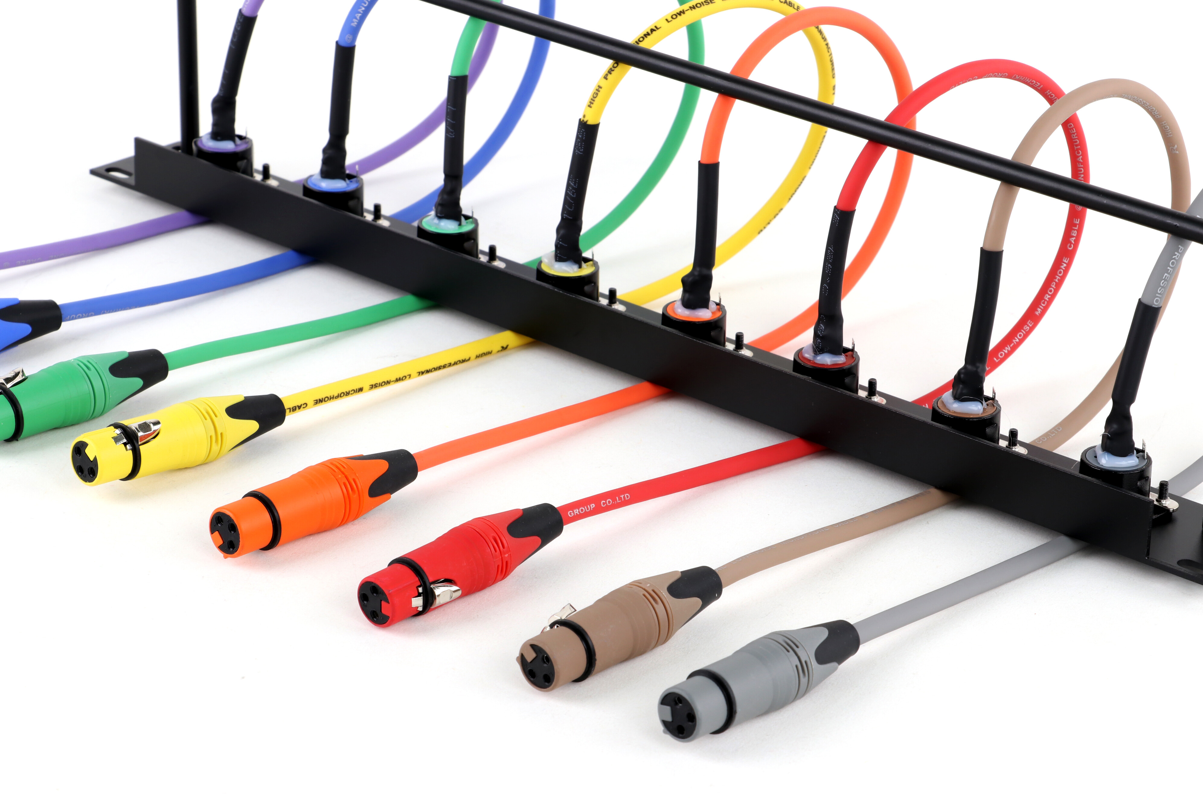 8-Channel XLR Patch Panel with Color Cables - patch panels & accessories - CCXLR-PP801 - ColorCodeXLR - Image 4 of 6