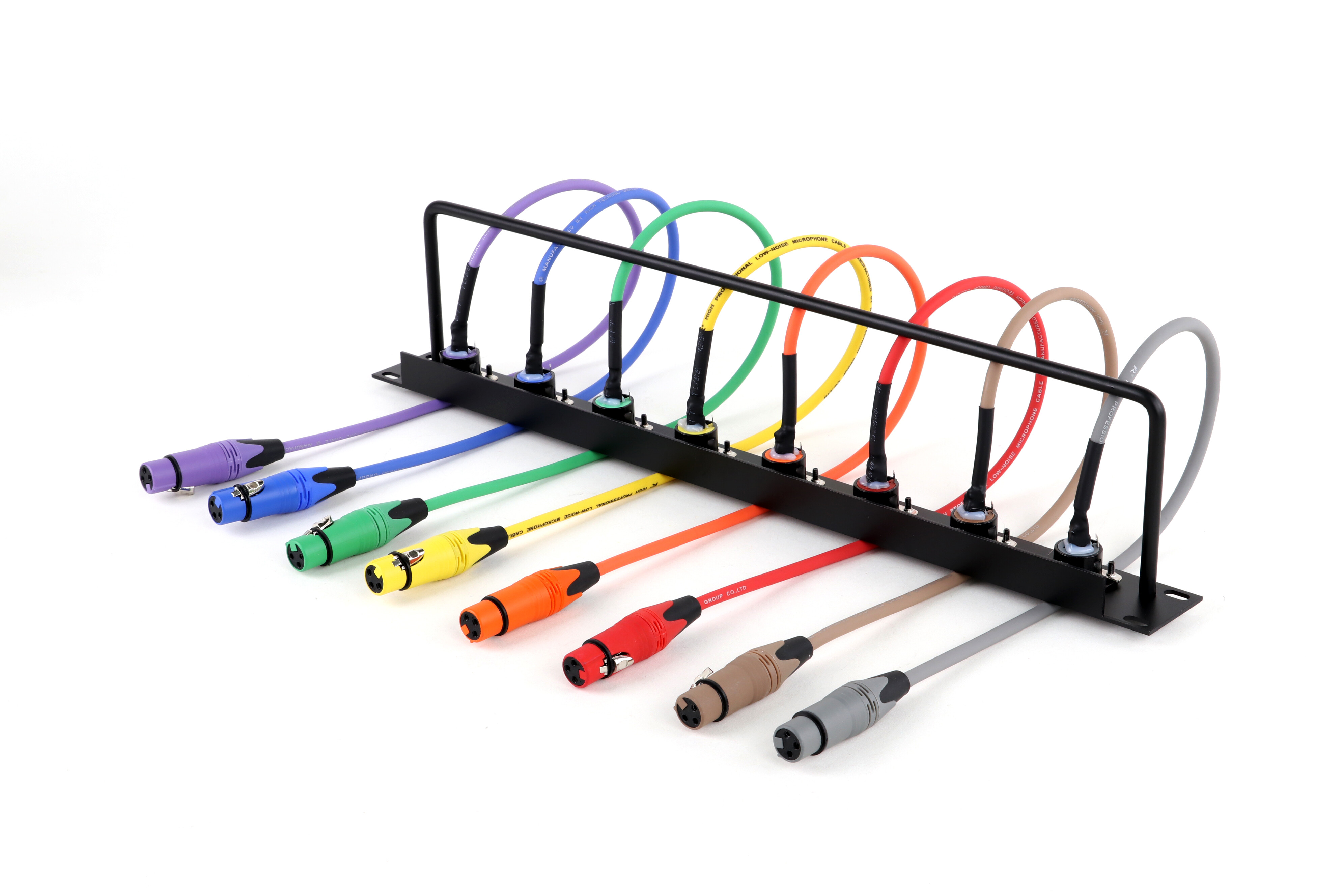 8-Channel XLR Patch Panel with Color Cables - patch panels & accessories - CCXLR-PP801 - ColorCodeXLR - Image 6 of 6