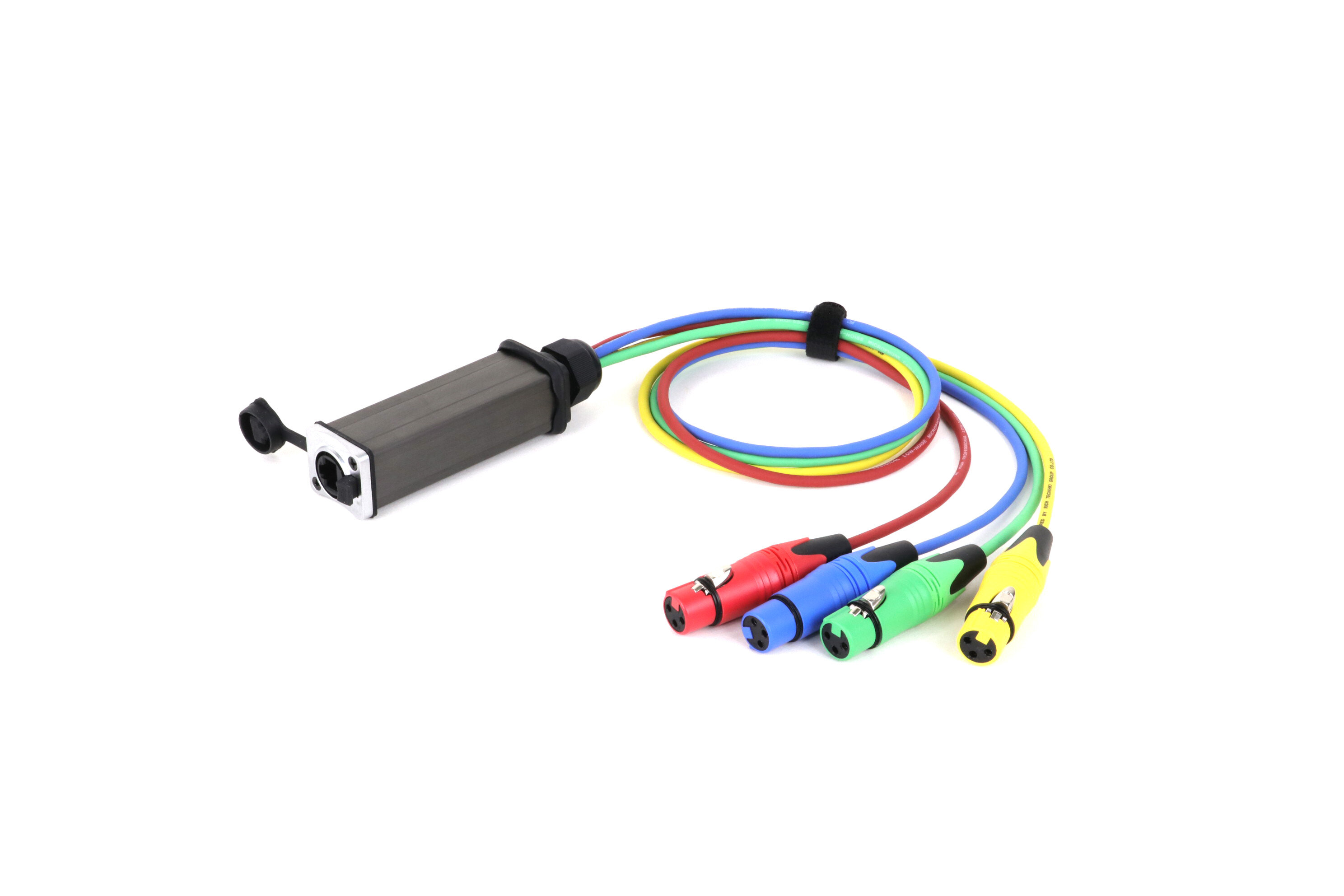 Product Image - 4-Channel XLR Snake Cable - snake cables - CCXLR-4CH-SNAKE - ColorCodeXLR