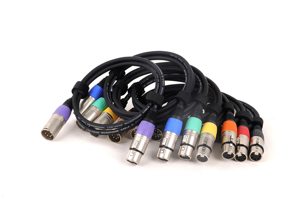 Product Image - XLR Microphone Cable - Color Ring Series - microphone cables - CCXLR-COLORRING - ColorCodeXLR