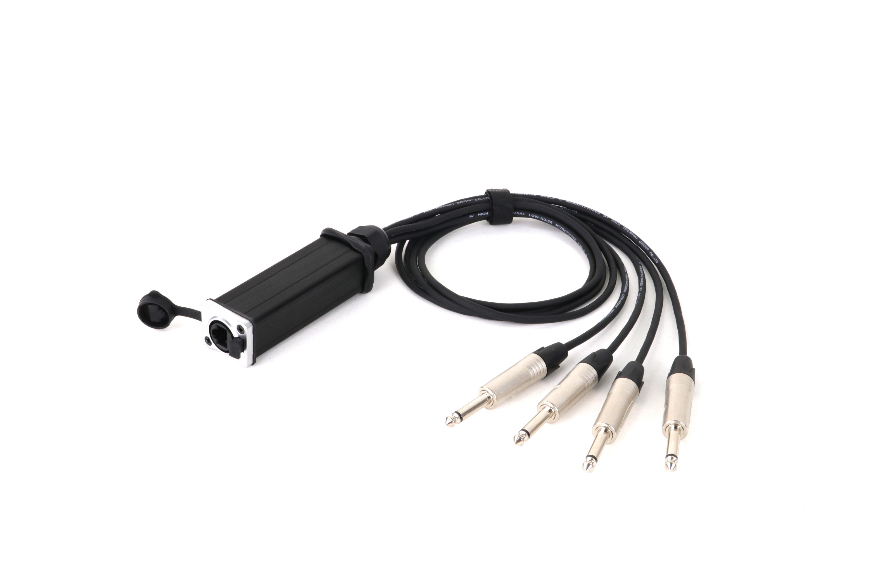 Product Image - 4-Channel XLR Female to 4x 6.35mm Audio Snake Breakout Box - xlr cables - CCXLR-4CH-BREAKOUT - ColorCodeXLR