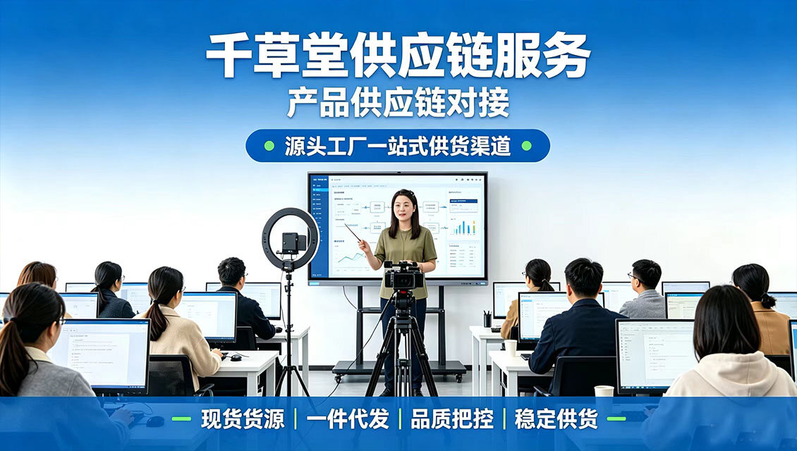 千草堂电商直播带货实战课