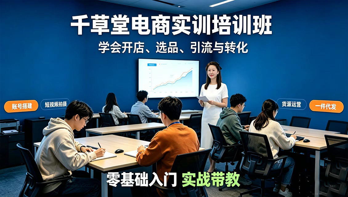 千草堂电商运营基础班
