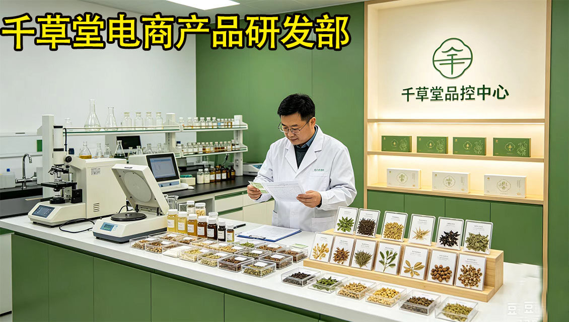 千草堂电商自有研发实验室，品质严格把控大型仓储基地，极速现货直发