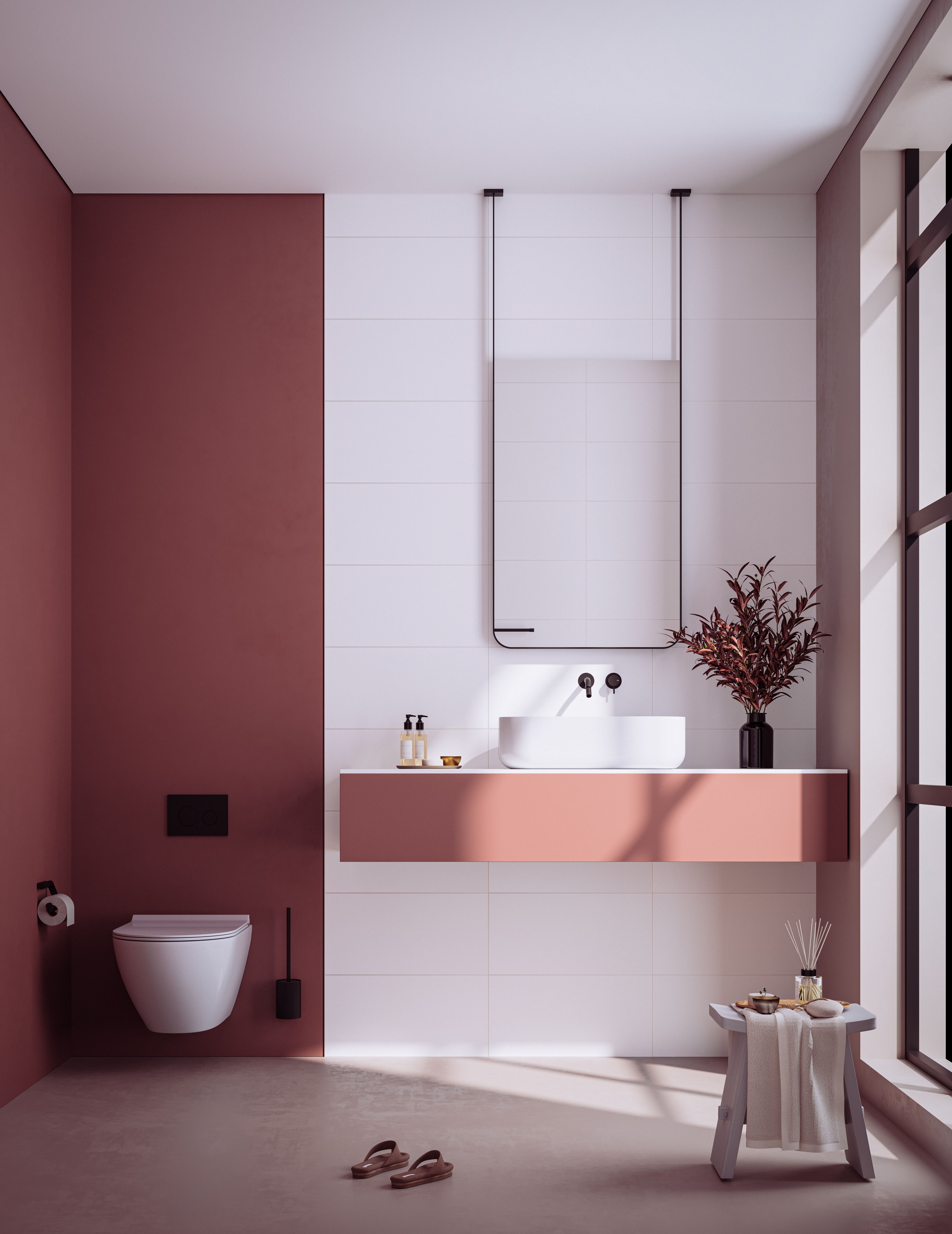 Contemporary Powder Room