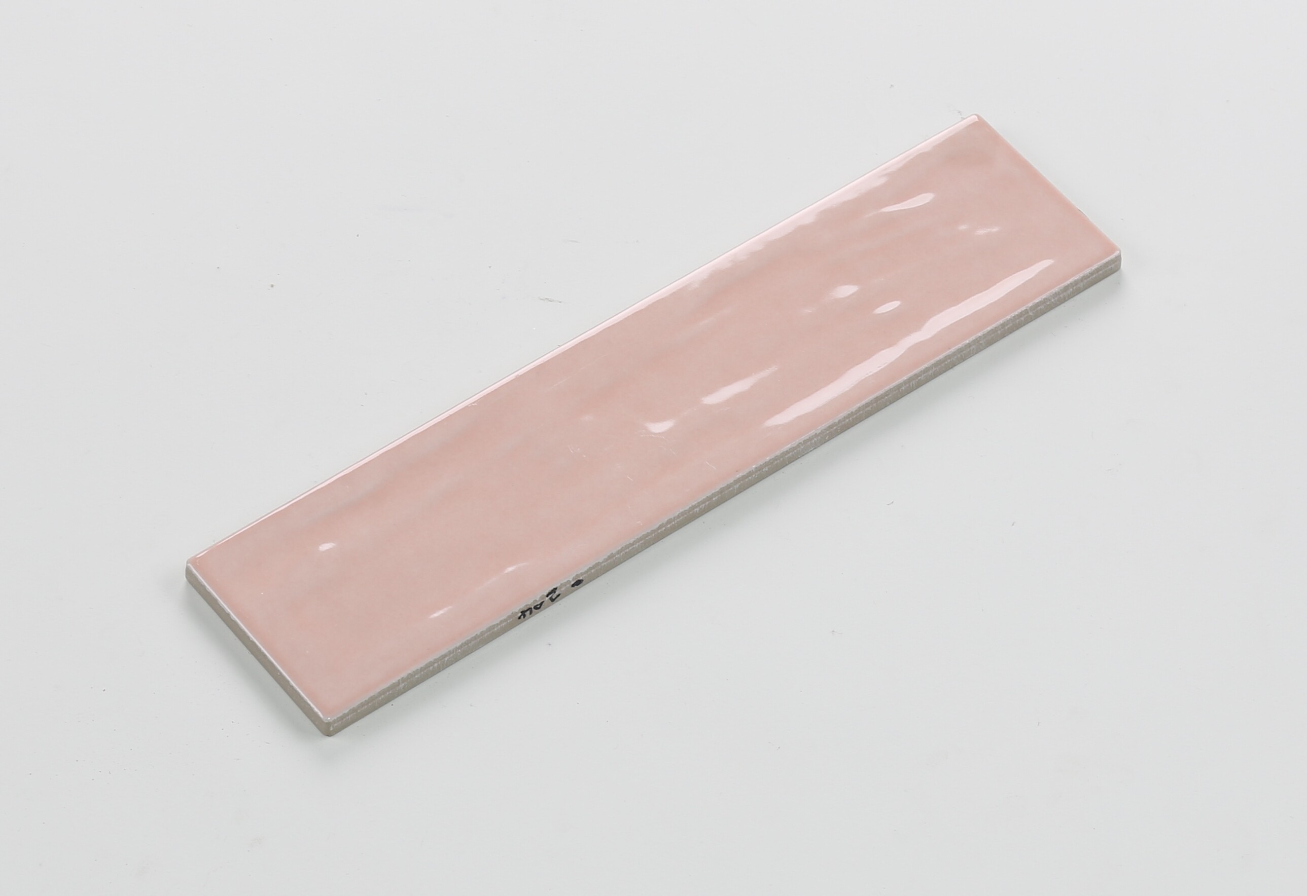 Blush Pink - 75x300mm handmade tile