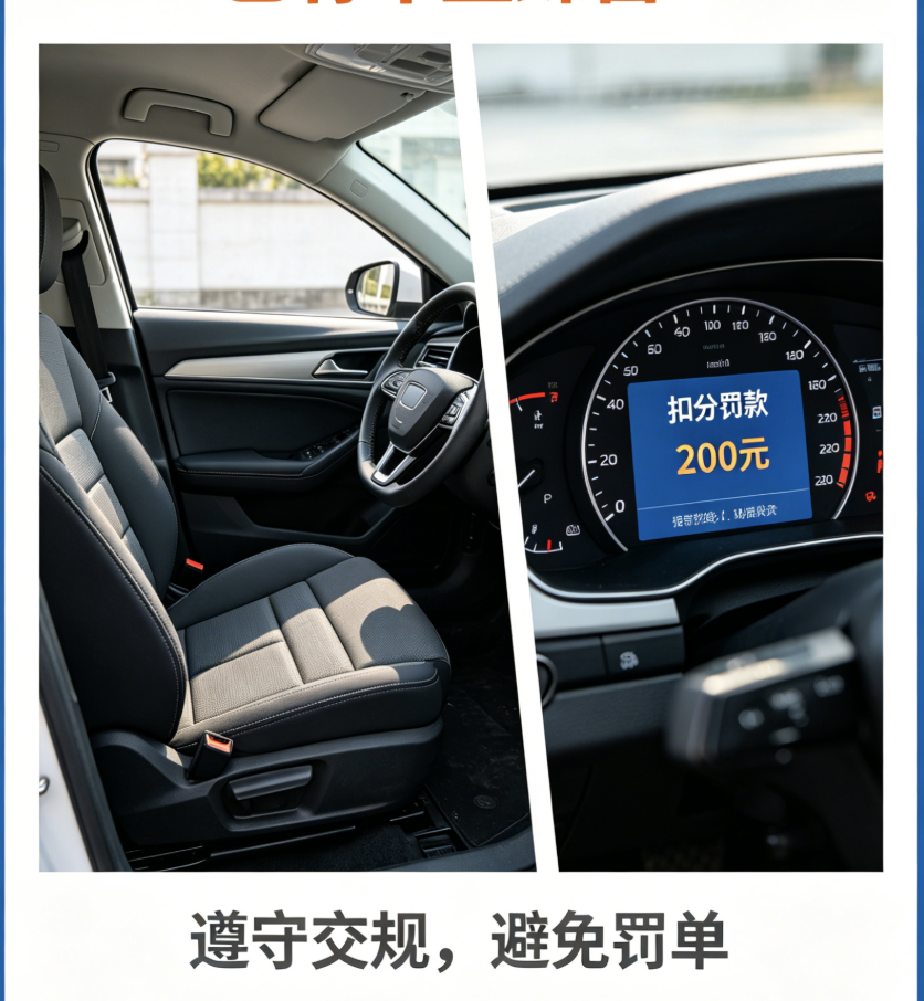 副驾驶空座被扣3分?90%车主已踩雷!