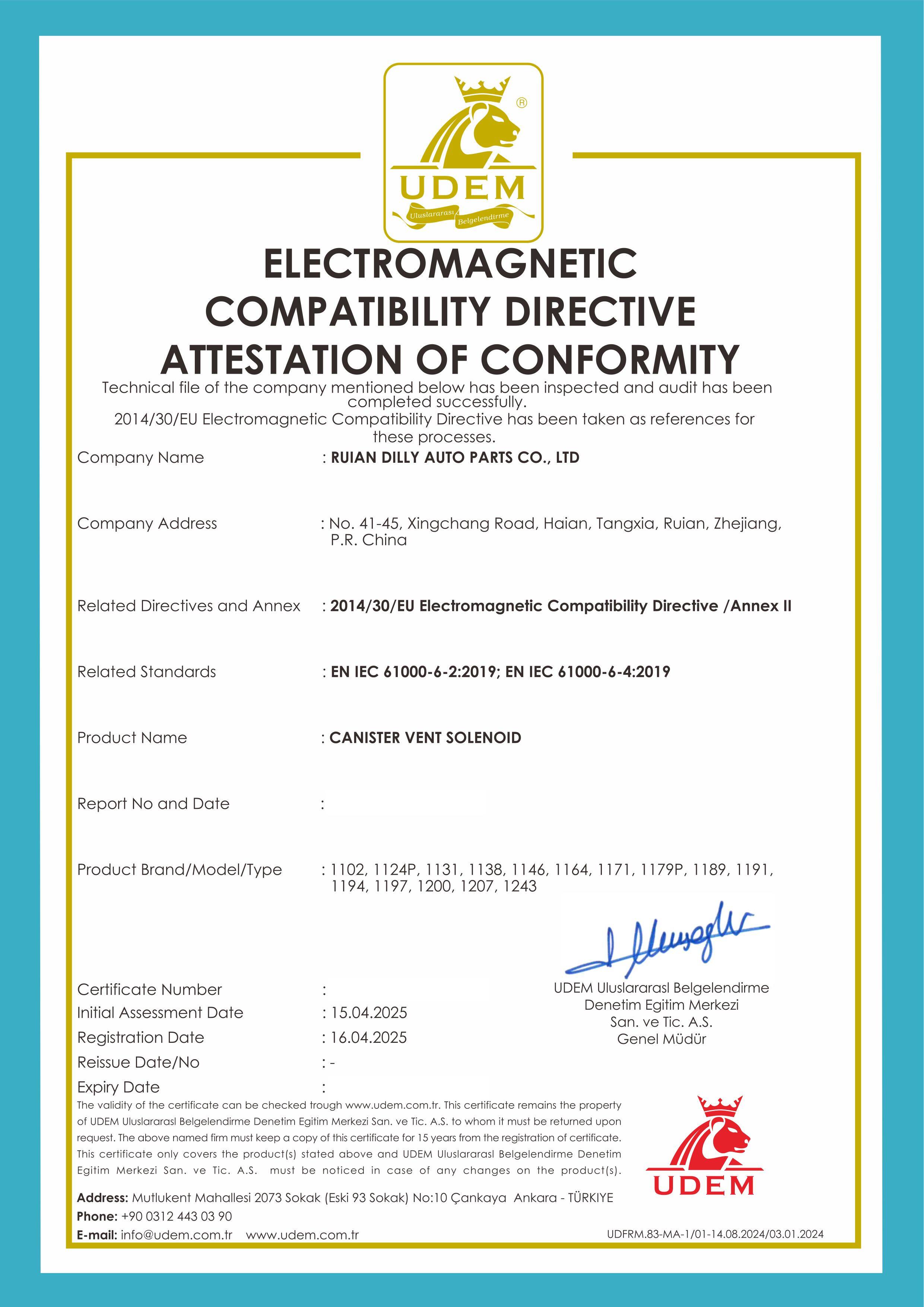 Certificate 1