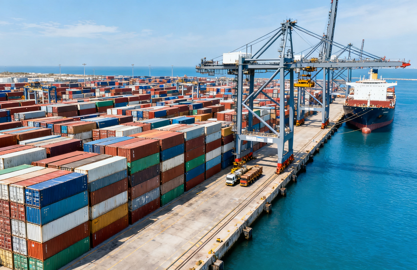 Global Shipping Container Port