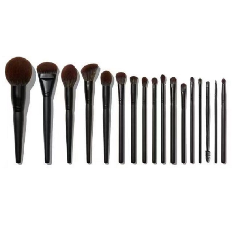 Black Cone Handle Brush Set