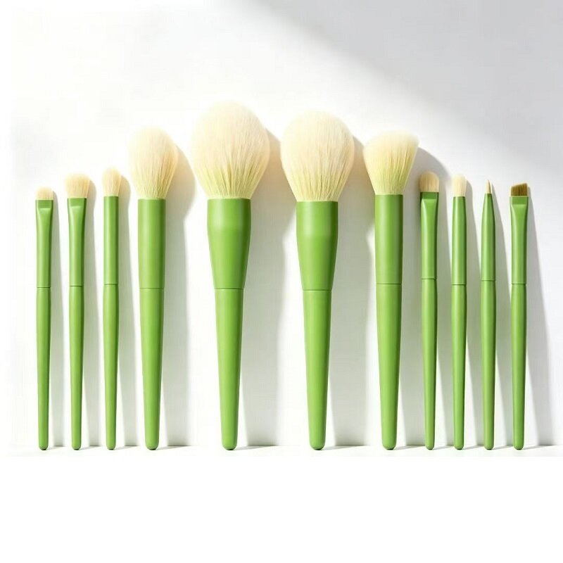 Green-Handled Brush Set