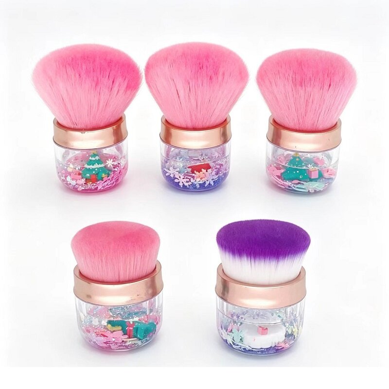 Pink Mushroom Head Brush Set