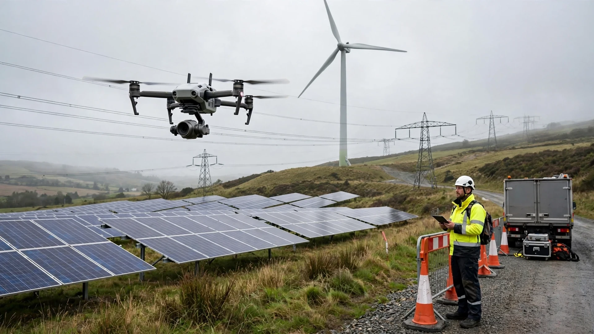 Inspection of a drone airframe and imaging payload before a mission