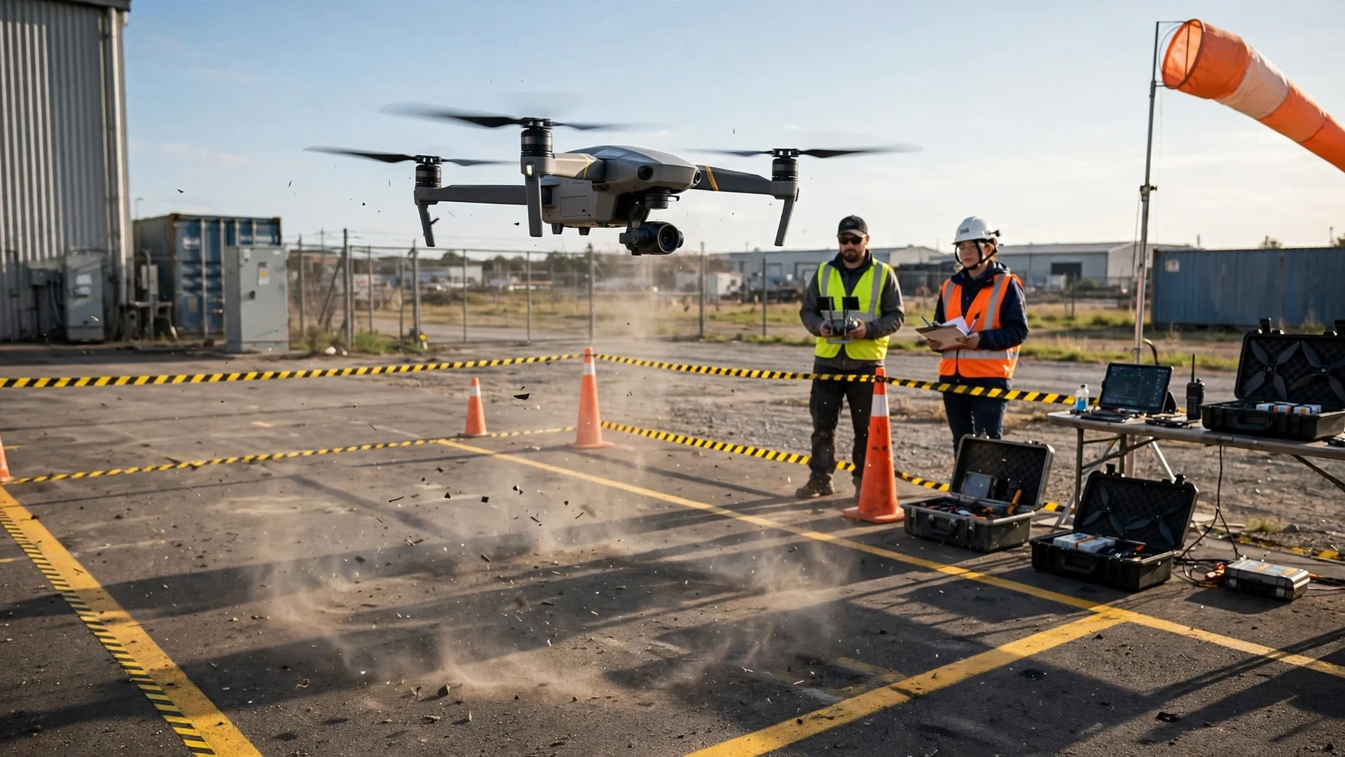 Pre-shipment quality inspection and flight testing of a drone