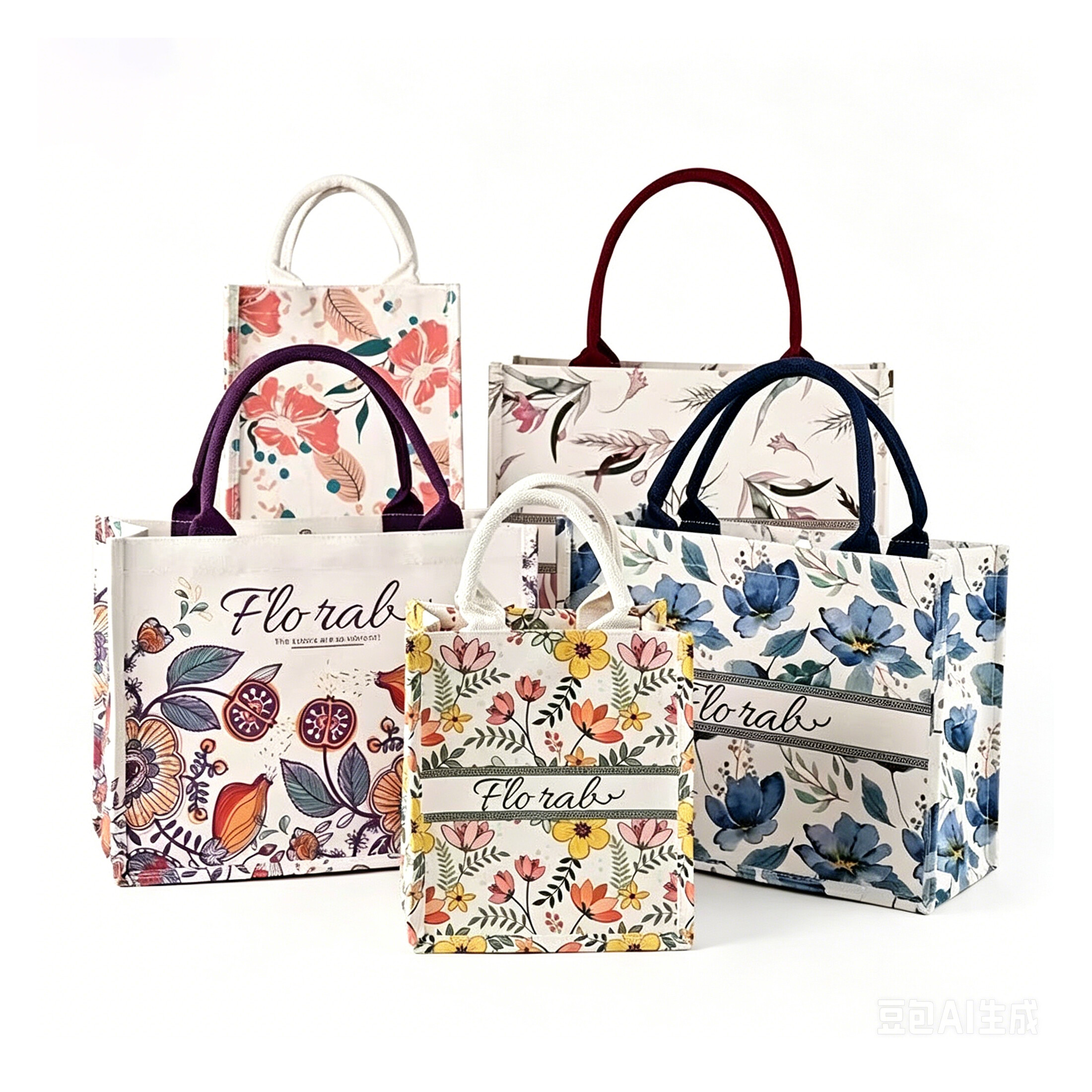 Floral Print Tote Collection