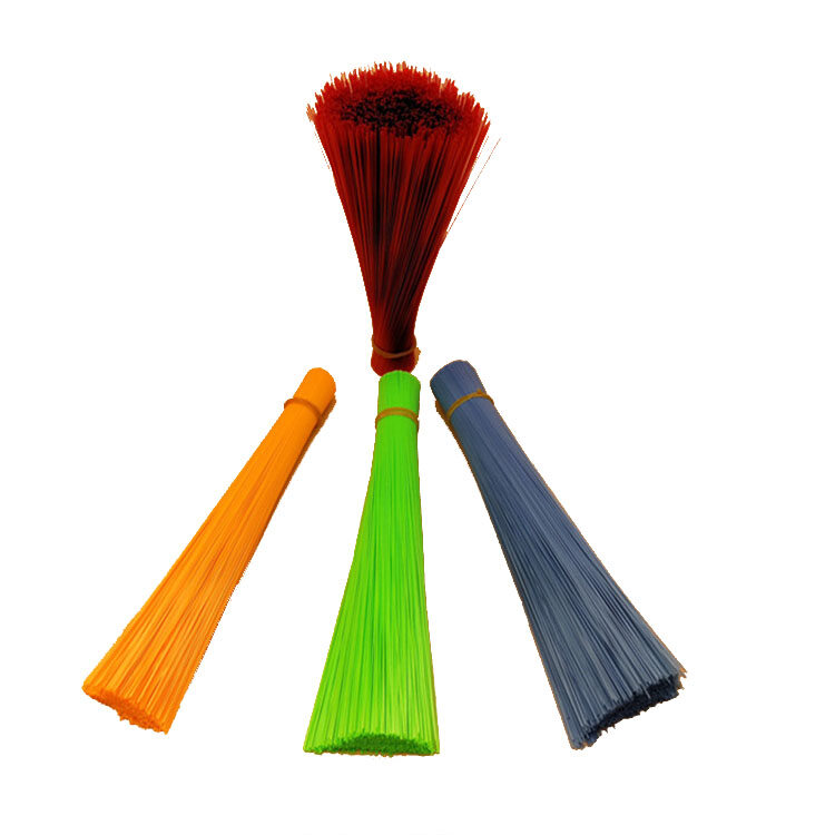 Colorful Plastic Bristle Broom Set