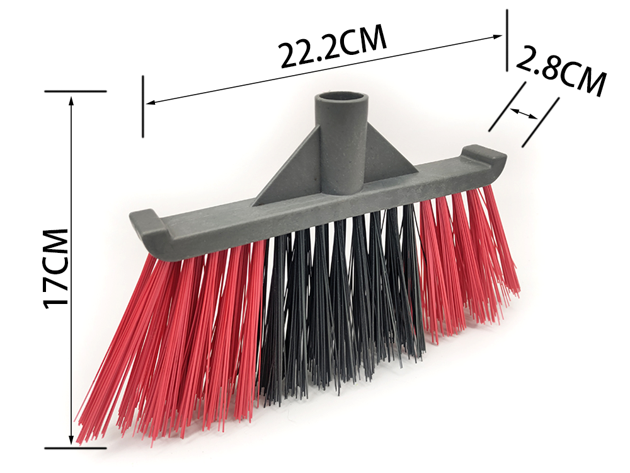Hardened Plastic Tip - Red & Black Two-Tone