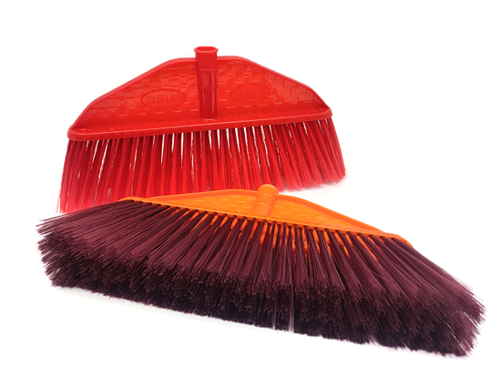 Hardened plastic head - Red, orange, and purple