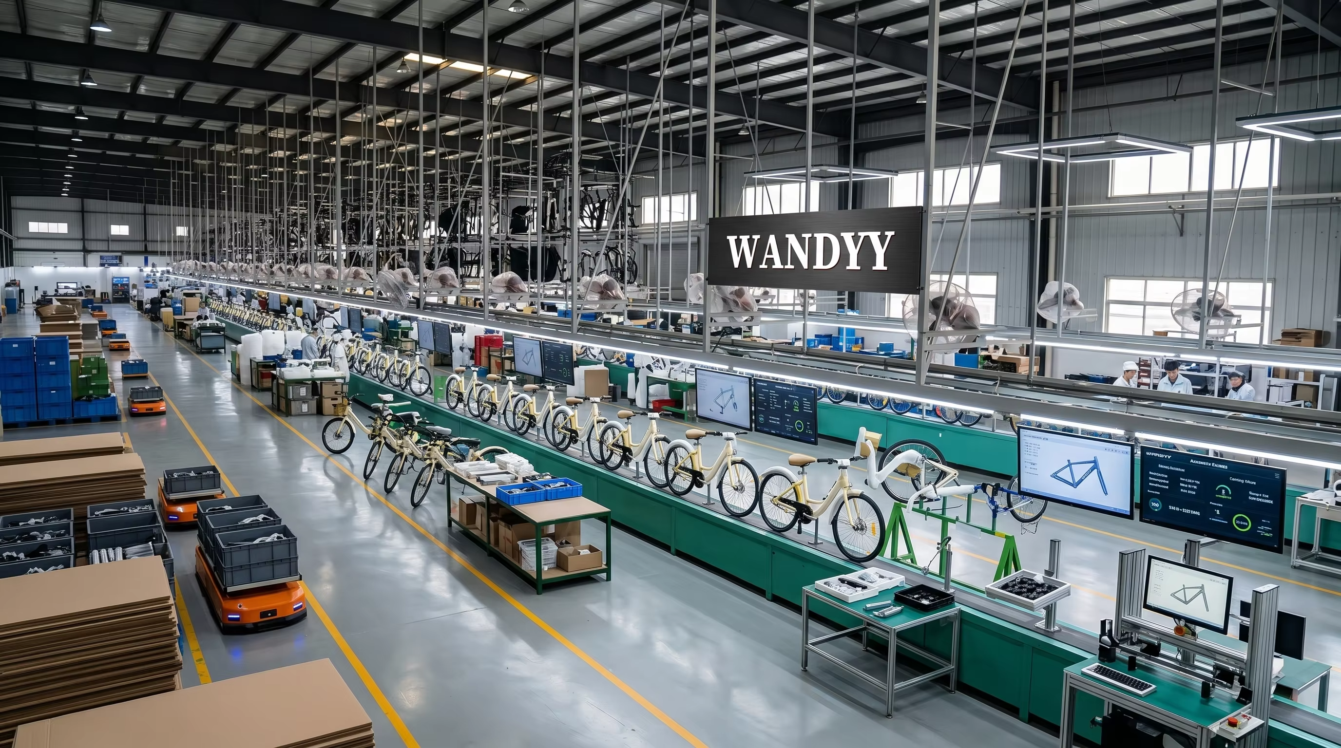 Bicycle Assembly Production Line