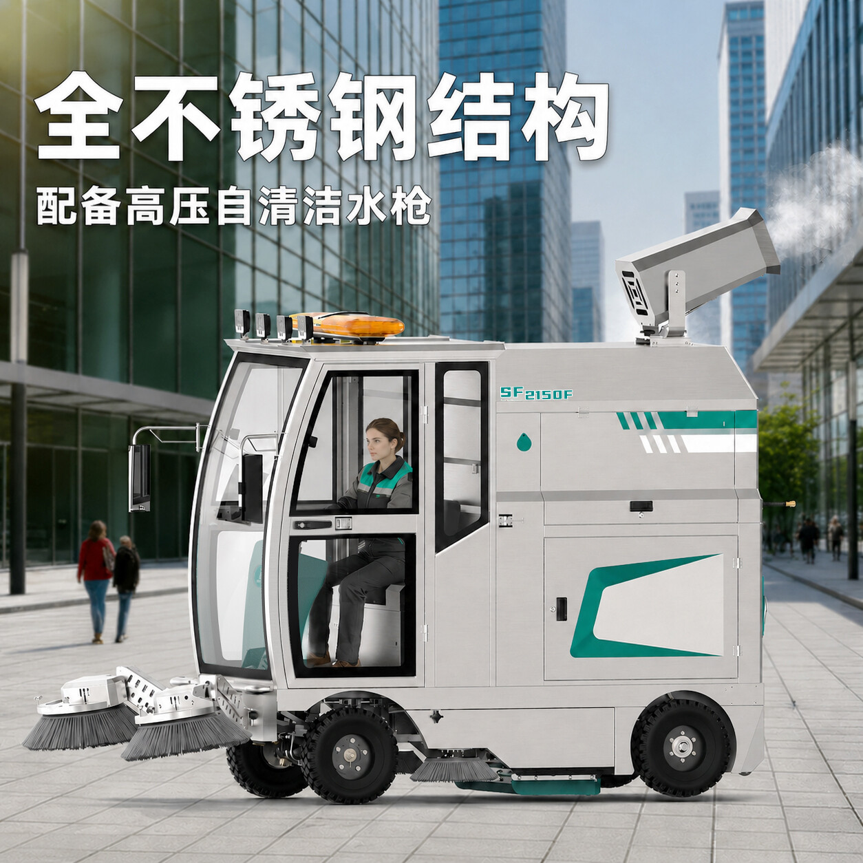 SF-2150F 中大型驾驶式扫地机