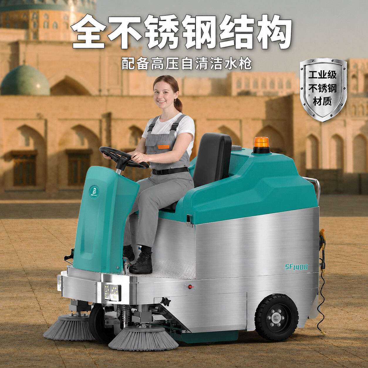 SF-1400 Compact Walk-Behind Sweeper