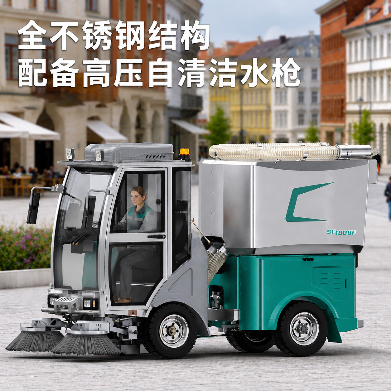 SF-1800F 铰接式纯吸扫地机