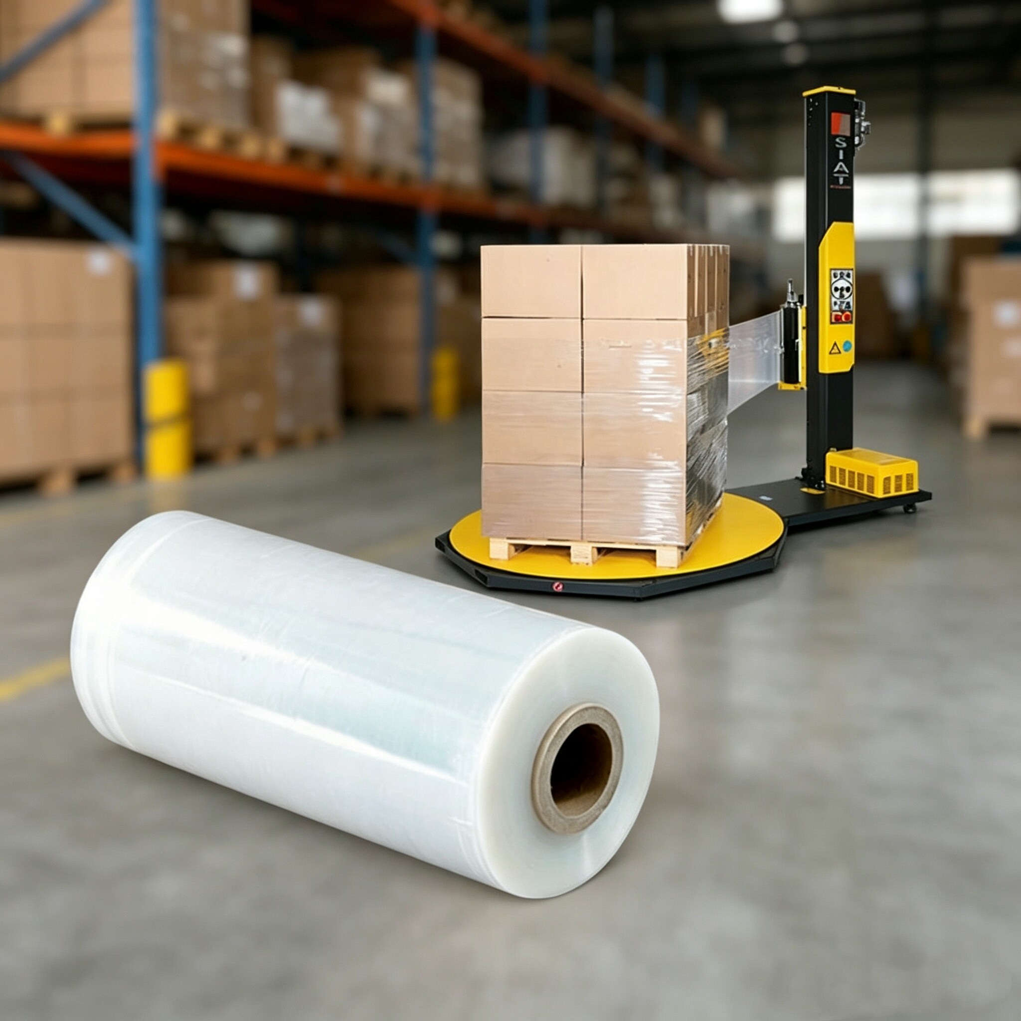 Machine use Stretch Wrap Film roll