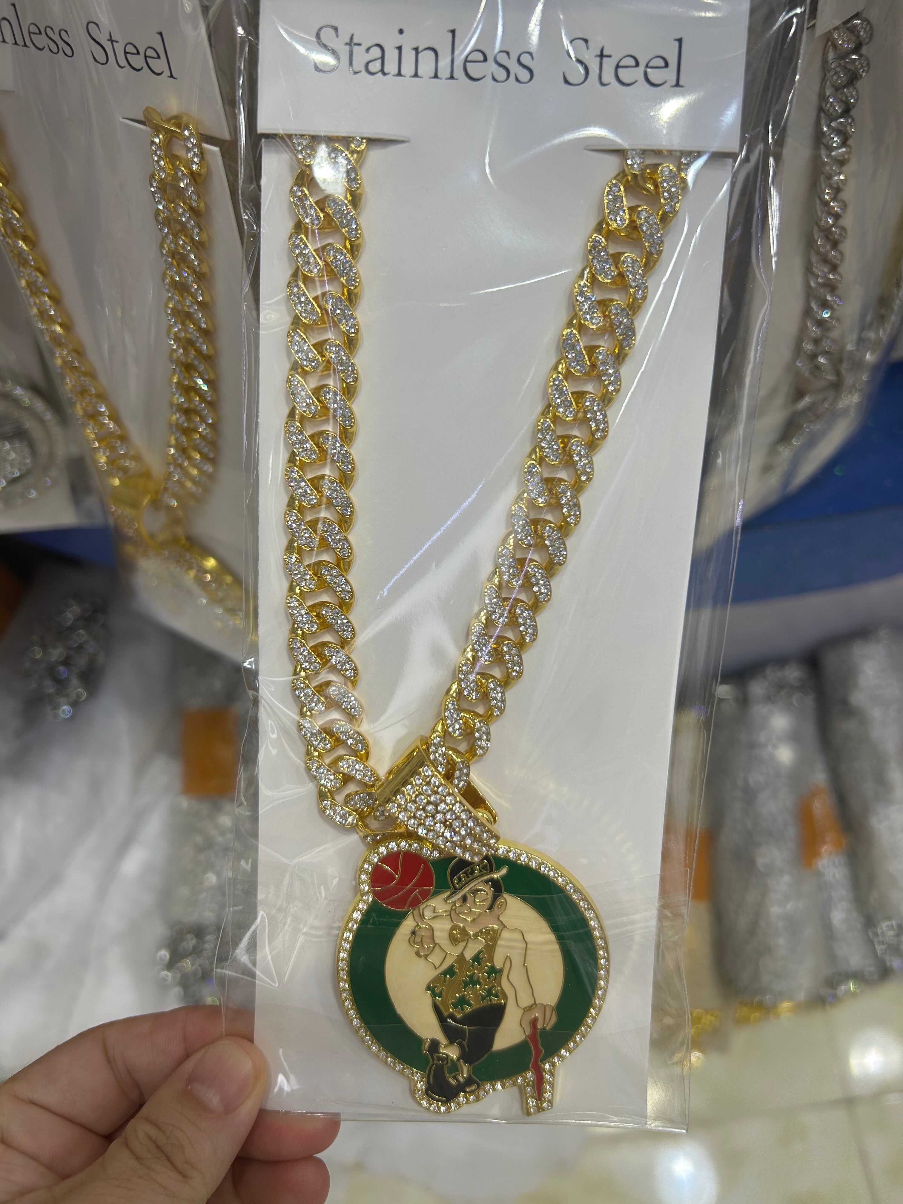Men's alloy hip-hop necklace
