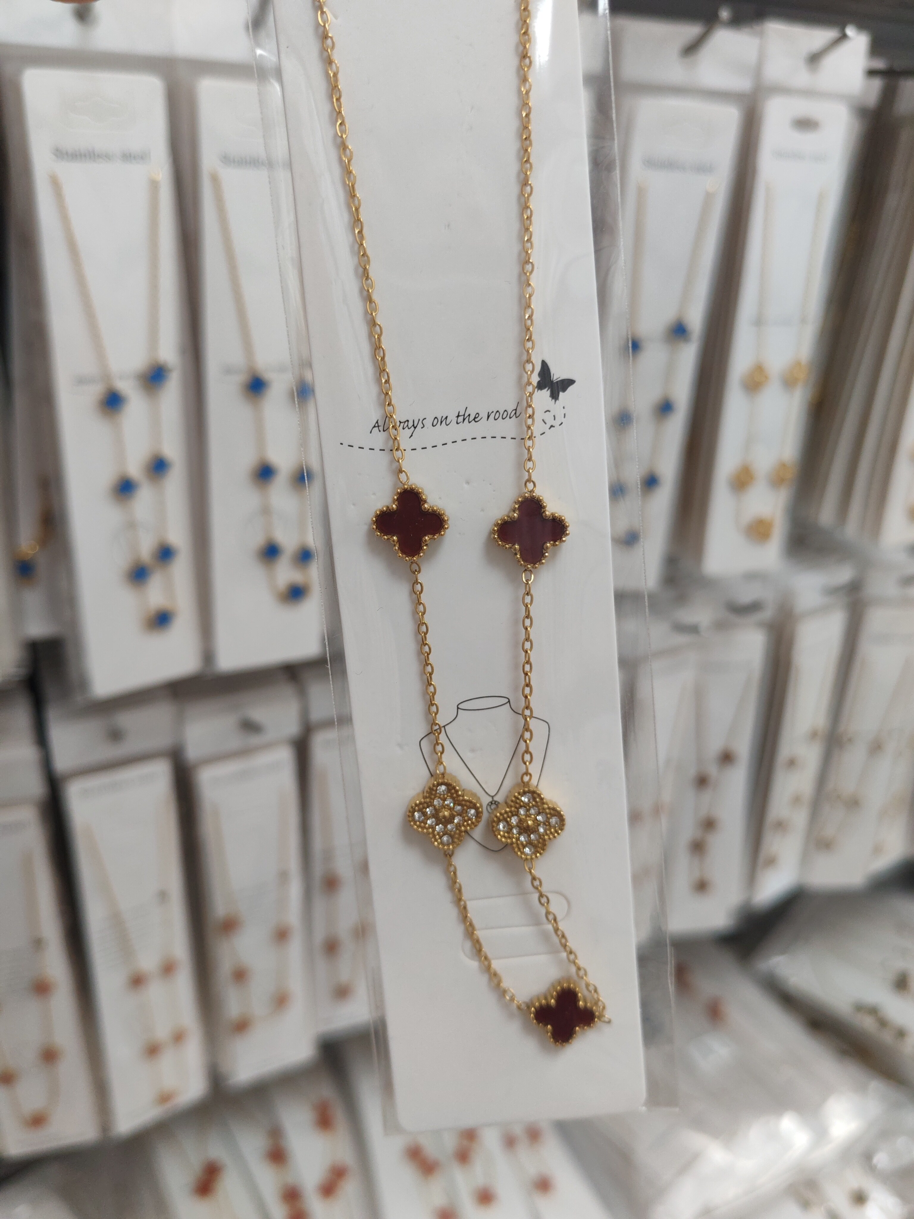 Fashionable stainless steel necklaces
