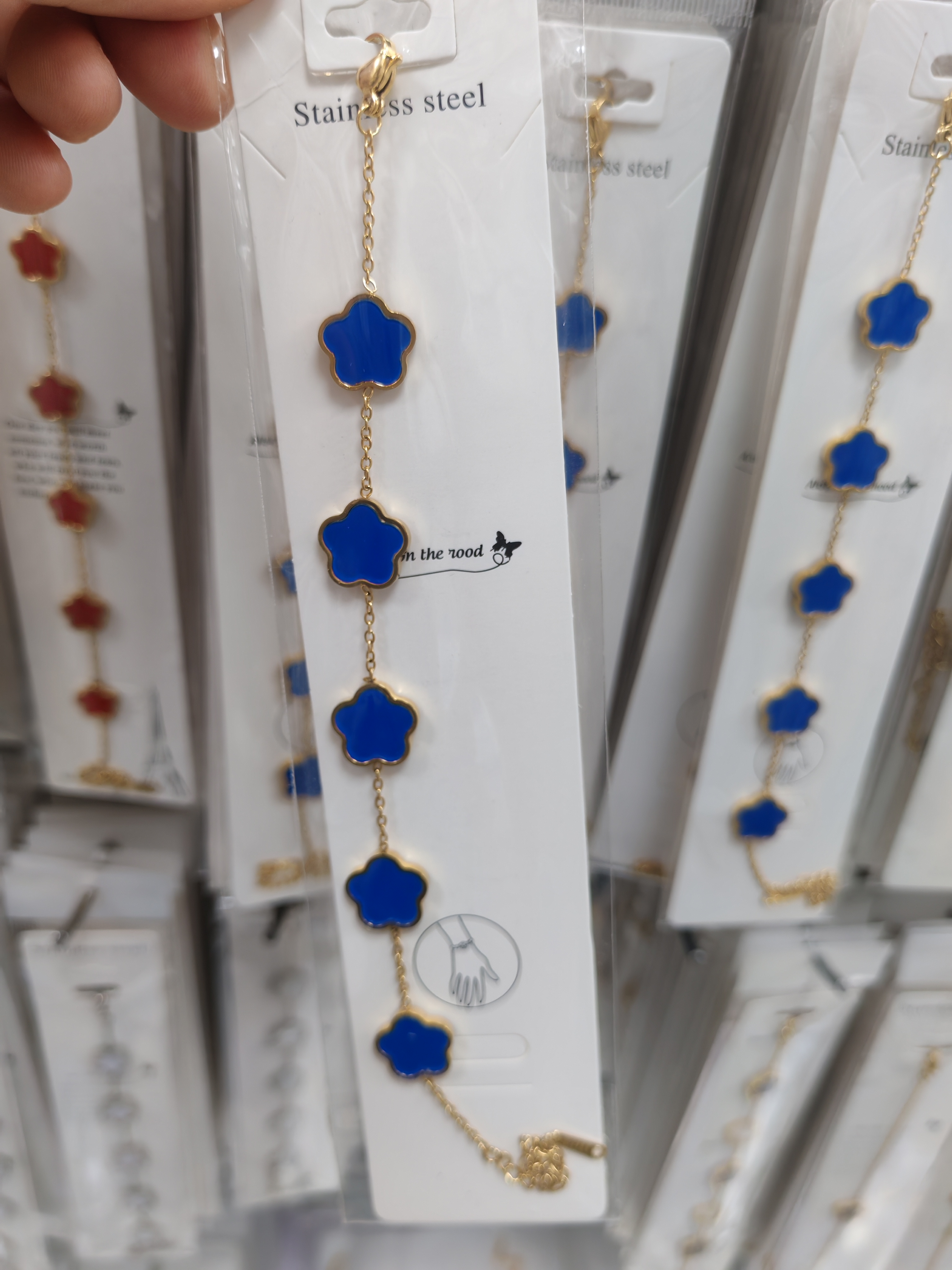 Stylish stainless steel bracelets A-06025