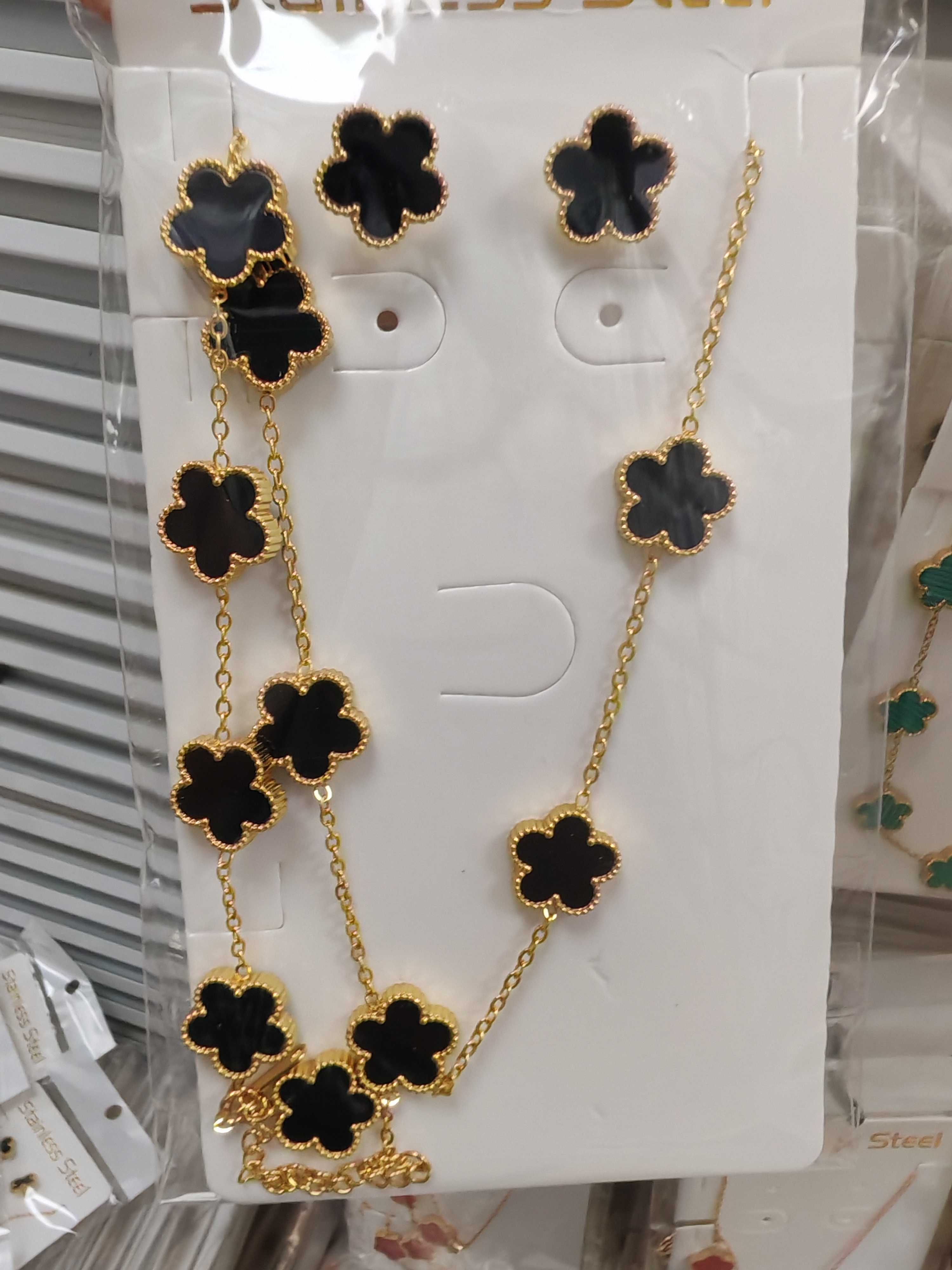 3-piece set:necklace+bracelet+earrings