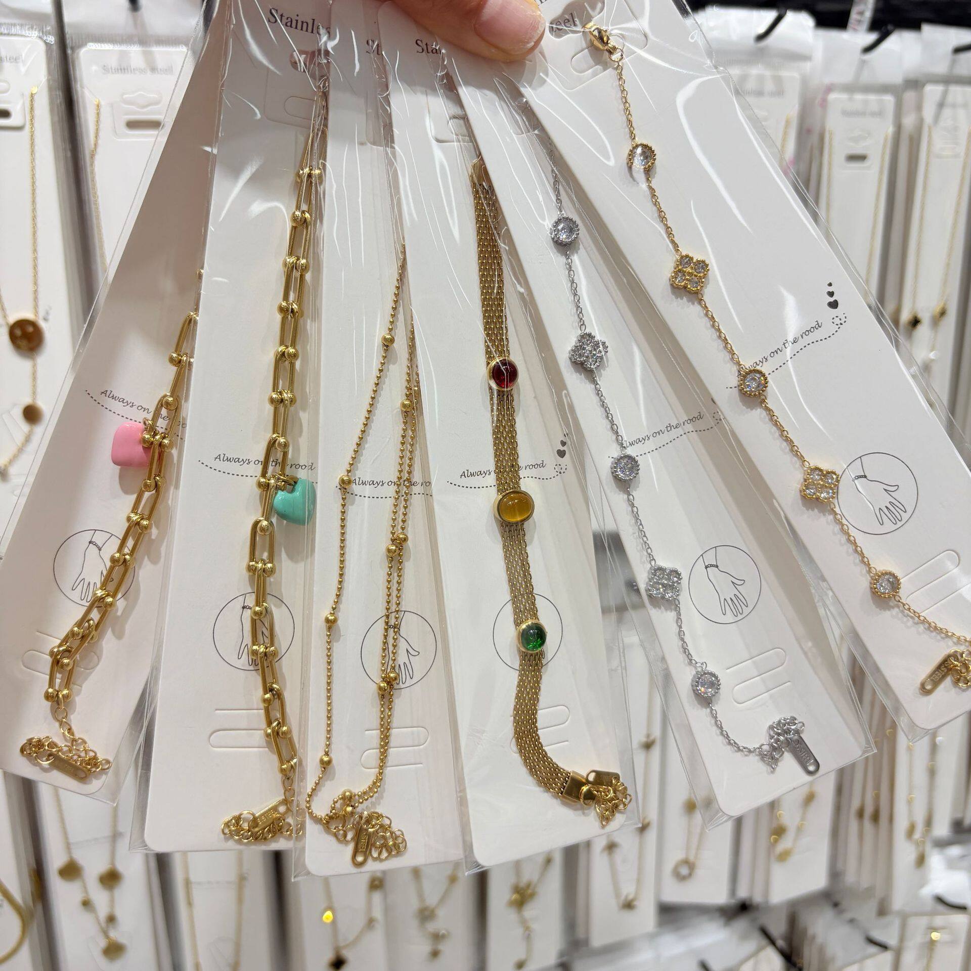 18k gold non fading bracelet