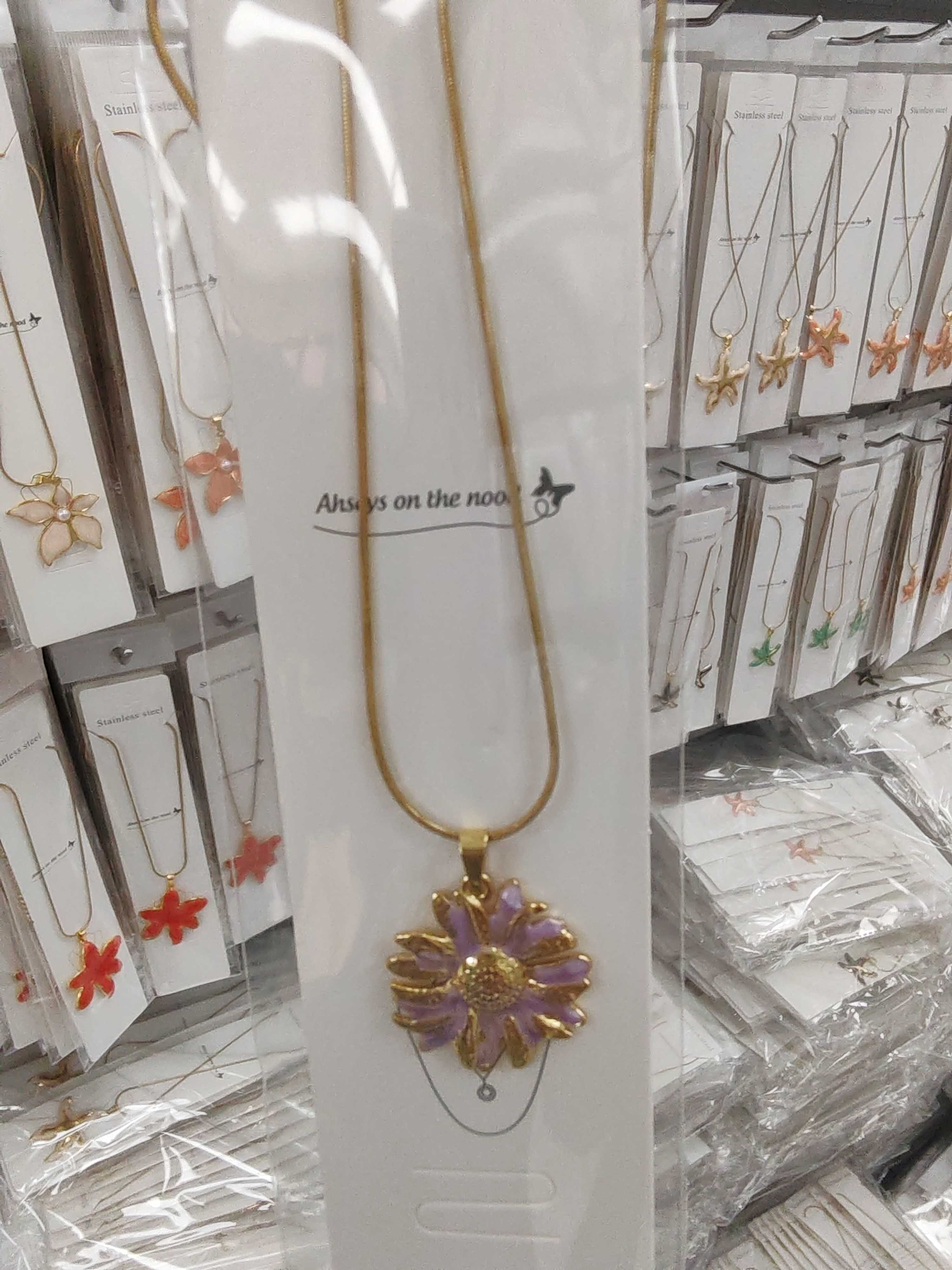 Stainless steel oil dripping necklace