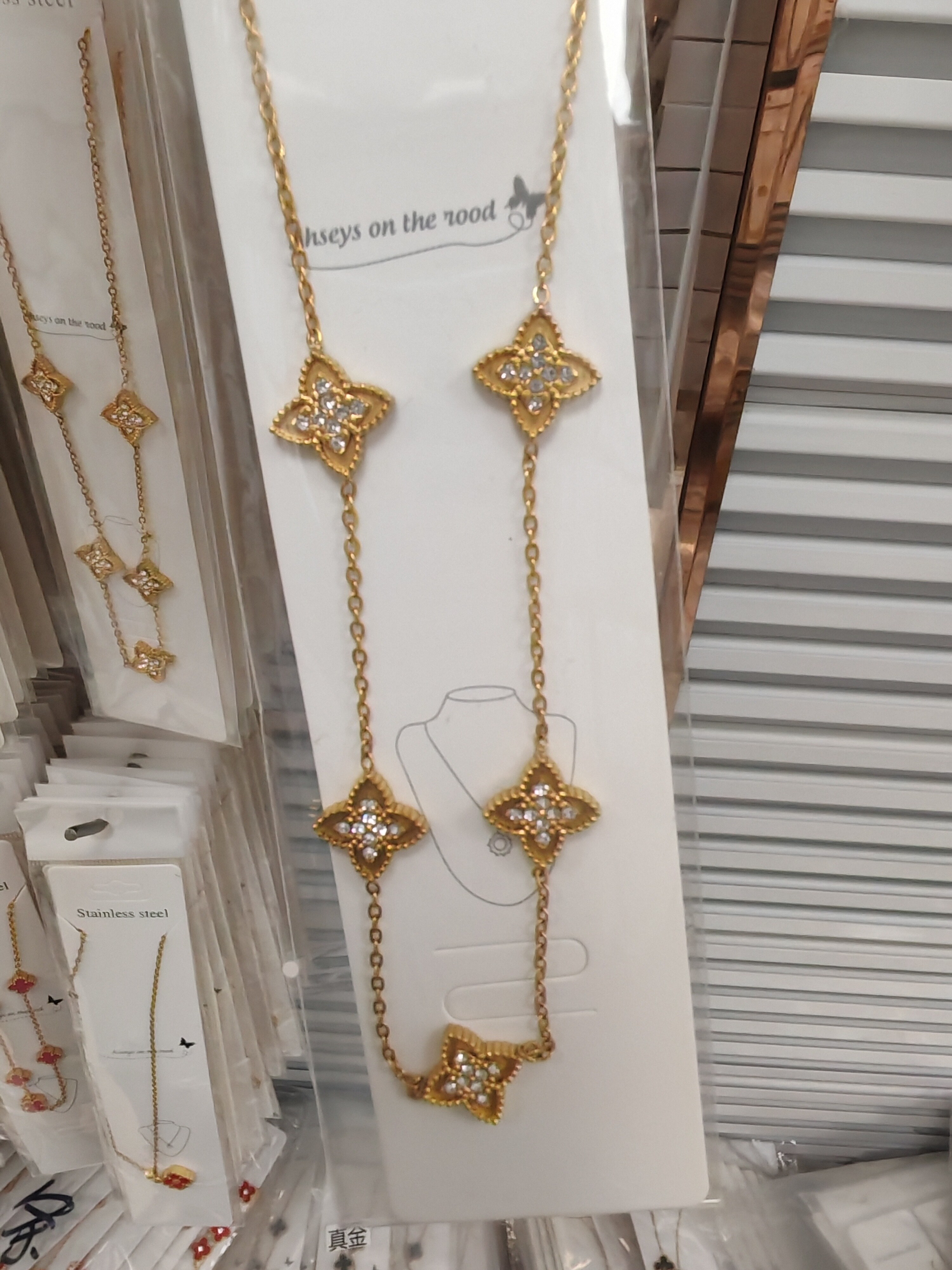 Fashionable stainless steel necklaces