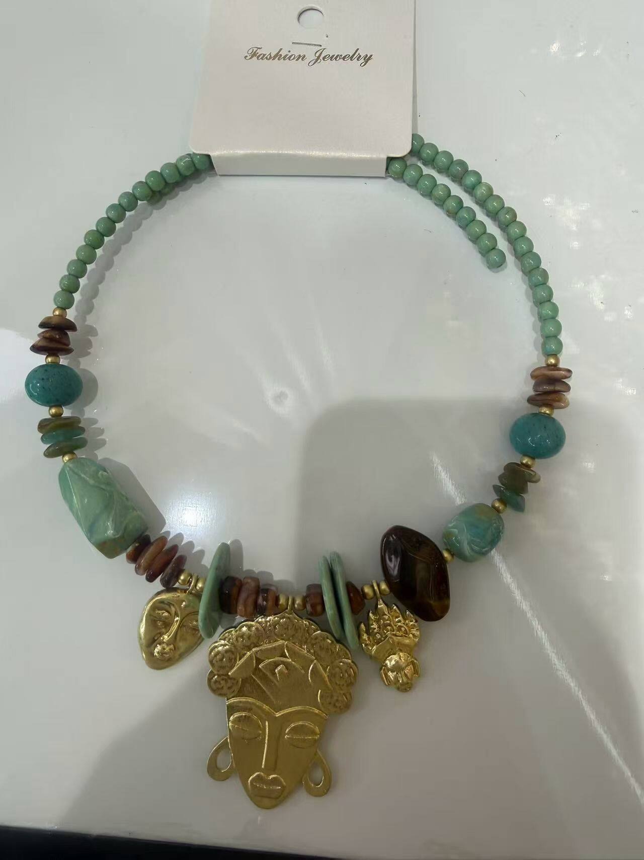 Bohemian style collarbone necklace