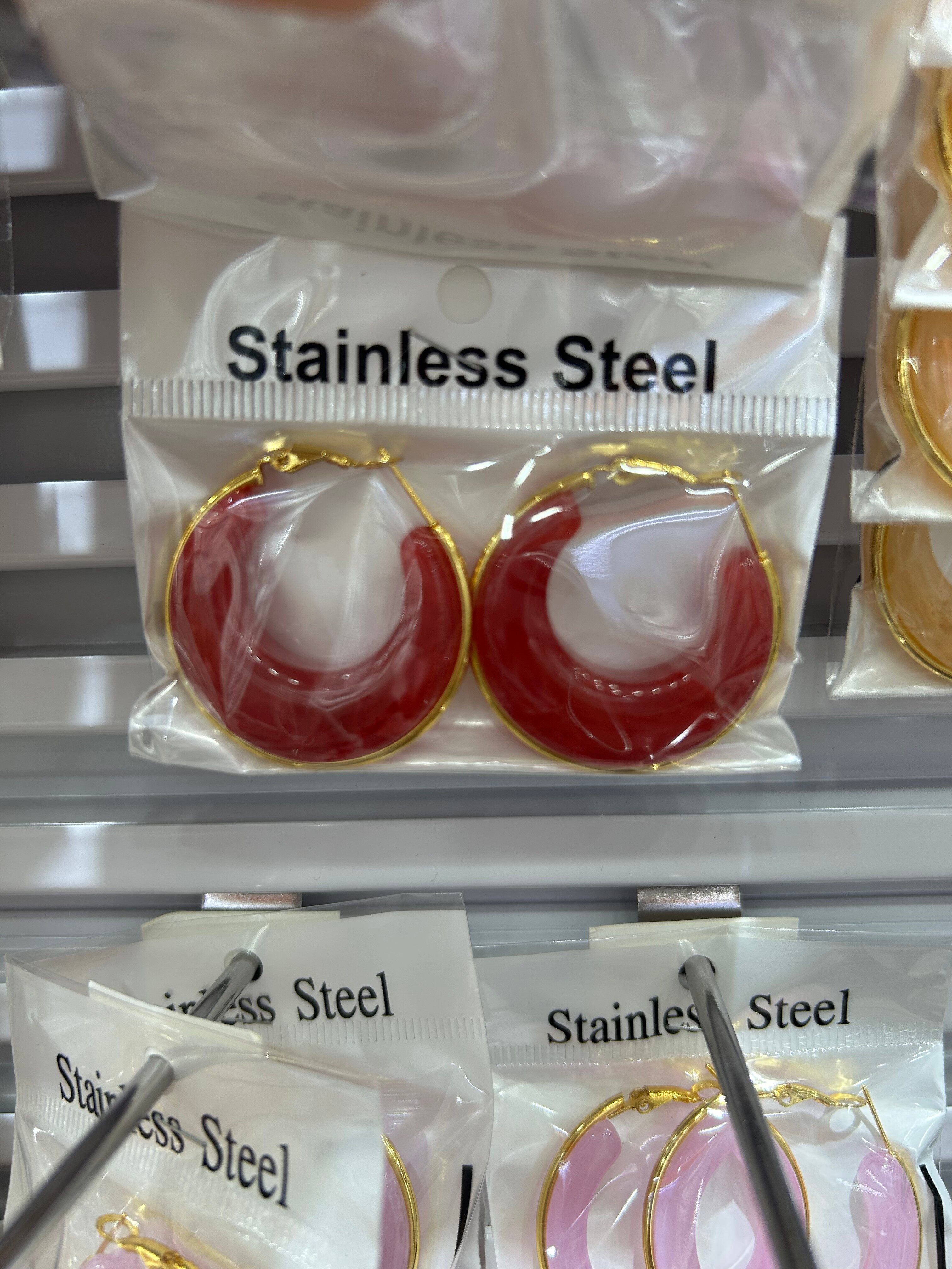 Resin earrings