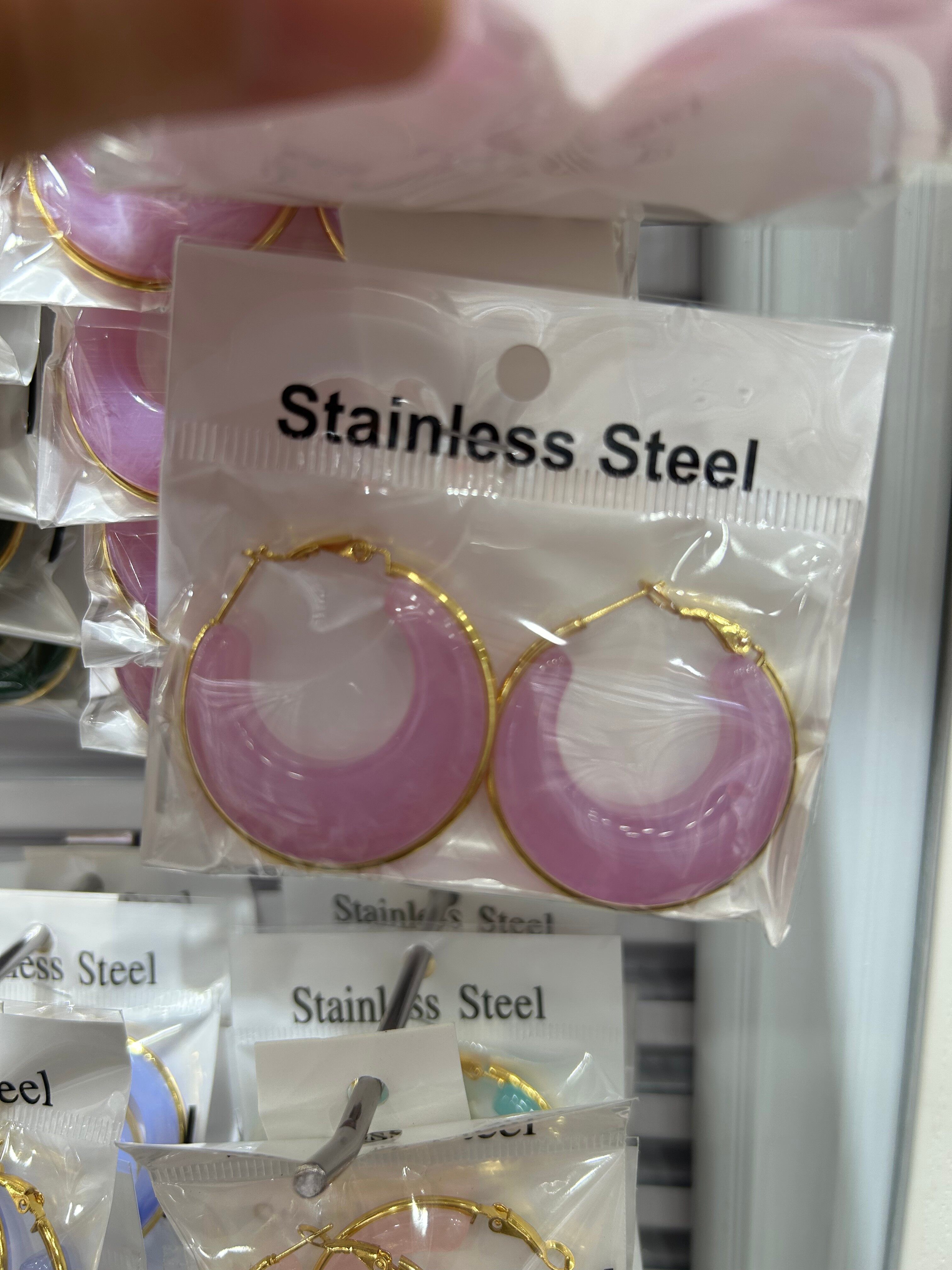 Resin earrings