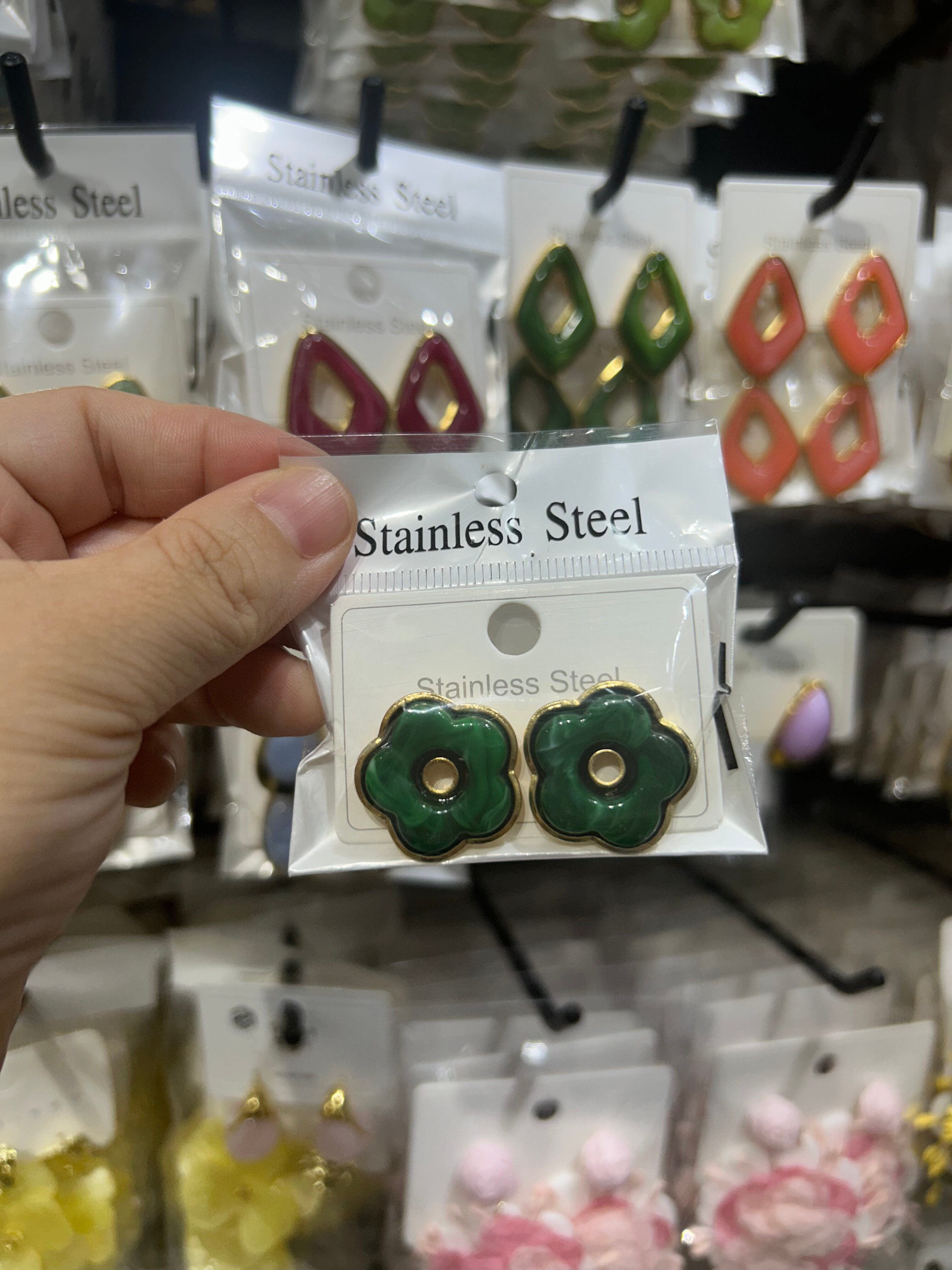Resin earrings