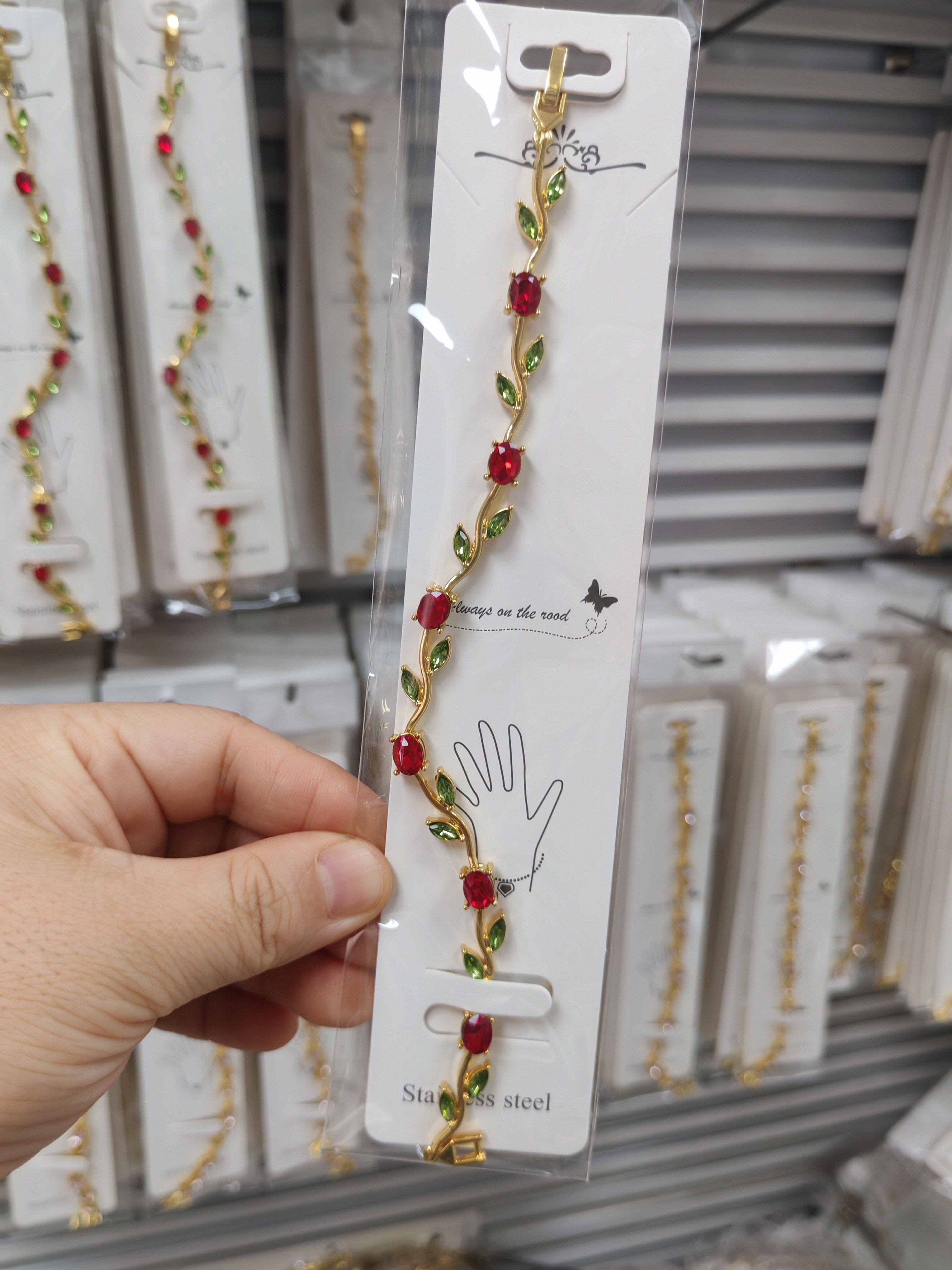 Stylish stainless steel bracelets A-06019